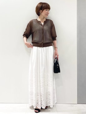 MKミッシェルクランさん（レディース・157cm）の春コーディネート