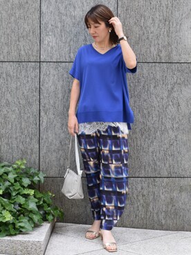 MKミッシェルクランさん（レディース・162cm）の夏コーディネート