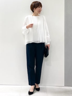 MKミッシェルクランさん（レディース・157cm）の冬コーディネート