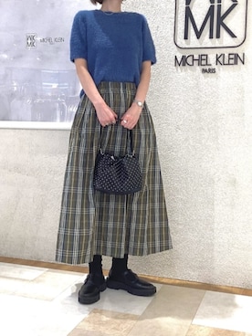 MKミッシェルクランさん（レディース・166cm）の秋コーディネート