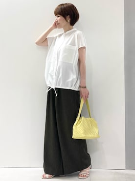 MKミッシェルクランさん（レディース・157cm）の夏コーディネート