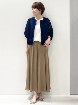 MKミッシェルクランさん（レディース・157cm）の春コーディネート