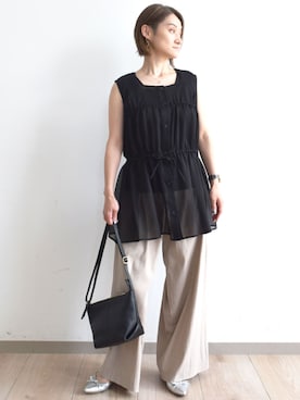 MKミッシェルクランさん（レディース・151cm）の夏コーディネート