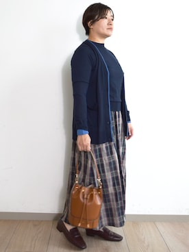 MKミッシェルクランさん(レディース・154cm)の秋コーディネート