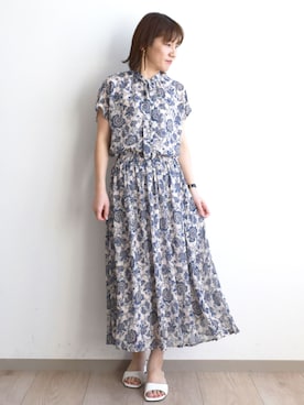 「MK MICHEL KLEIN（エムケーミッシェルクラン）のアイテム」を使った、MKミッシェルクランさん（レディース・163cm）の春コーディネート