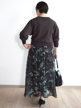 MKミッシェルクランさん（レディース・154cm）の秋コーディネート