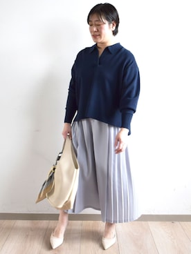 MKミッシェルクランさん(レディース・154cm)の冬コーディネート