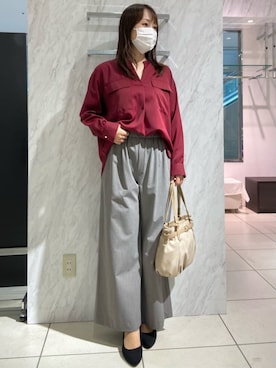 MKミッシェルクランさん(レディース・157cm)の秋コーディネート