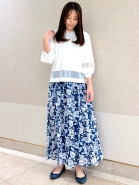 MKミッシェルクランさん(レディース・153cm)の春コーディネート