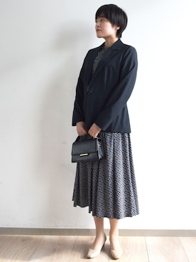 MKミッシェルクランさん（レディース・158cm）の冬コーディネート