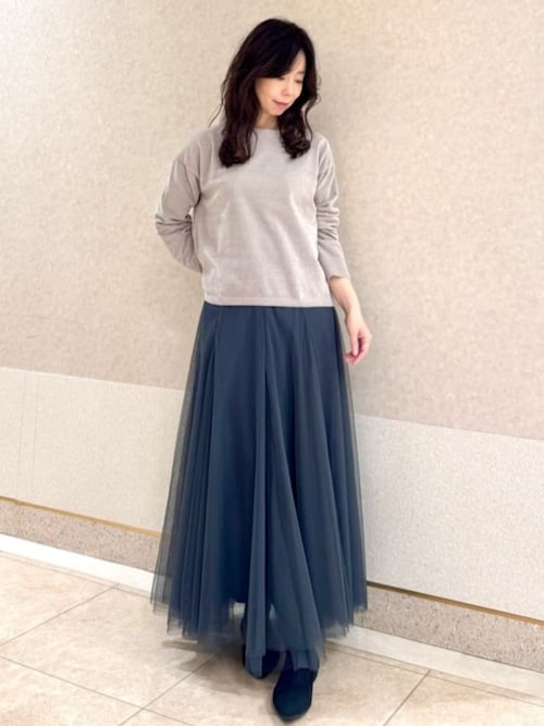 MK MICHEL KLEIN（エムケー ミッシェルクラン） スカート ボリューム