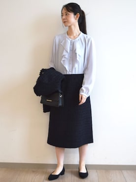 MKミッシェルクランさん（レディース・160cm）の冬コーディネート