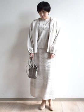 MKミッシェルクランさん（レディース・158cm）の冬コーディネート