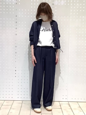 「MK MICHEL KLEIN（エムケーミッシェルクラン）のアイテム」を使った、MKミッシェルクランさん（レディース・157cm）の春コーディネート