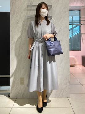 「MK MICHEL KLEIN（エムケーミッシェルクラン）のアイテム」を使った、MKミッシェルクランさん（レディース・162cm）の春コーディネート