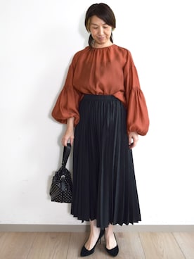 MKミッシェルクランさん(レディース・158cm)の秋コーディネート