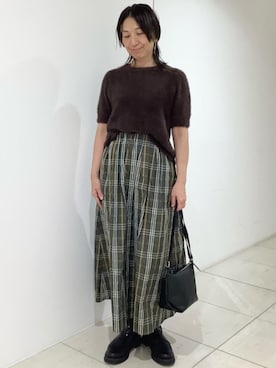 MKミッシェルクランさん（レディース・158cm）の秋コーディネート