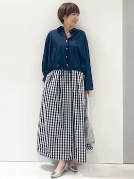 MKミッシェルクランさん（レディース・157cm）の春コーディネート