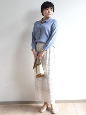 MKミッシェルクランさん（レディース・158cm）の冬コーディネート