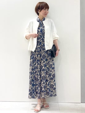 MKミッシェルクランさん（レディース・157cm）の春コーディネート