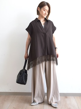 MKミッシェルクランさん(レディース・151cm)の夏コーディネート