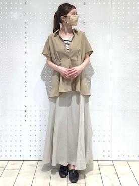 MKミッシェルクランさん(レディース・154cm)の夏コーディネート