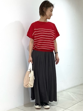 MKミッシェルクランさん（レディース・151cm）の春コーディネート
