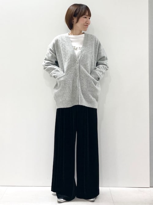 MK ミッシェルクラン（MK MICHEL  ）/【ウール混/洗える】ソフト起毛ニットカーディガン セール】ソフト起毛ニットカーディガン/洗える（カーディガン/ボレロ