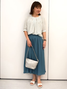 MKミッシェルクランさん（レディース・163cm）の春コーディネート