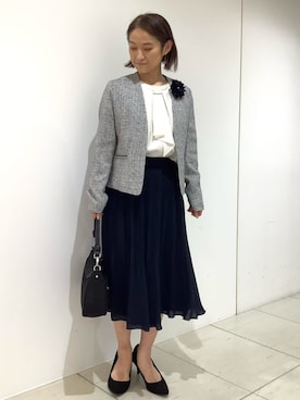 MKミッシェルクランさん（レディース・151cm）の春コーディネート