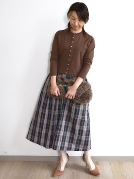 MKミッシェルクランさん(レディース・158cm)の秋コーディネート