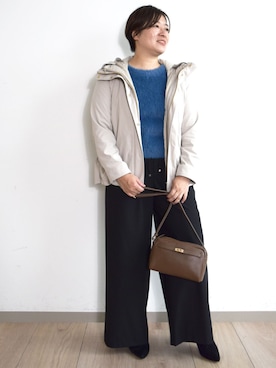 MKミッシェルクランさん(レディース・154cm)の秋コーディネート