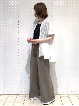 MKミッシェルクランさん（レディース・157cm）の春コーディネート