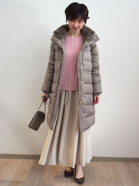 MKミッシェルクランさん（レディース・156cm）の秋コーディネート