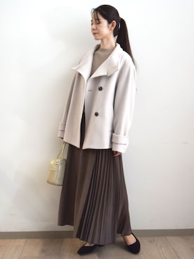 MKミッシェルクランさん（レディース・160cm）の秋コーディネート