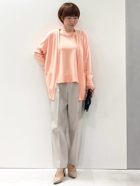 MKミッシェルクランさん（レディース・157cm）の春コーディネート