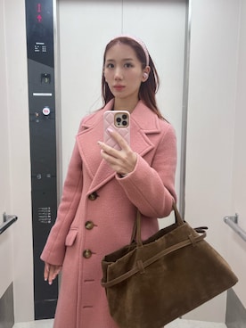 「アイテム（PC・スマホグッズ/家電）」を使った、Rihonaさん（レディース・160cm）の冬コーディネート