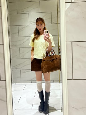 「アイテム（スマホケース/カバー）」を使った、Rihonaさん（レディース・160cm・20代）の秋コーディネート