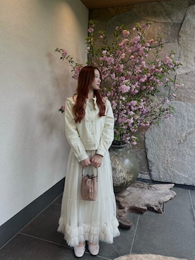 Rihonaさん（レディース・160cm）の春コーディネート