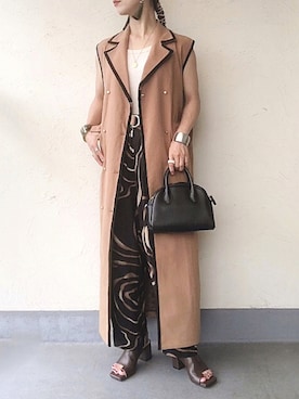 「BOEMY（ボエミー）のアイテム」を使った、emiko☆さん（レディース・155cm）の夏コーディネート