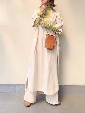 「シースルー」｜「アイテム（バレエシューズ）」を使った、emiko☆さん（レディース・155cm）の夏コーディネート