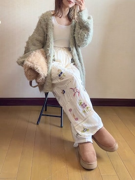 TODAYFUL(トゥデイフル)の「Embroidery Patchwork Trousers TODAYFUL(トゥデイフル)の「Embroidery Patchwork Trousers