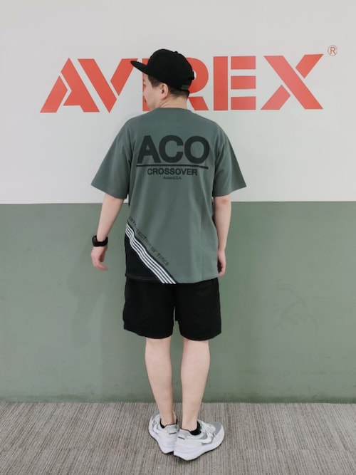 《CROSSOVER》LINE T-SHIRT / クロスオーバー ライン Tシャツ / AVIREX / アヴィレックス