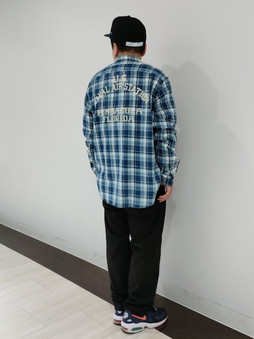 《AVIREX × EXPANSION》 FLAT VISOR CAP BLACK / フラット バイザー キャップ ブラック