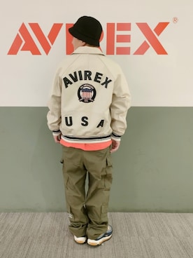 「アイテム（スタジャン、その他）」を使った、SUGAYA！さん（メンズ・164cm）の秋コーディネート