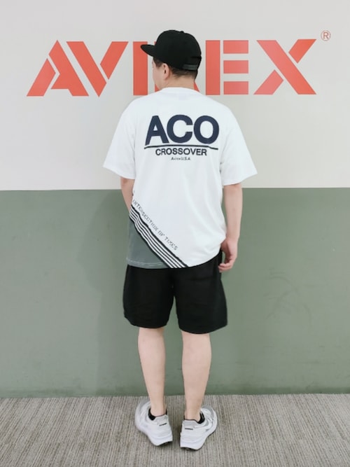 《CROSSOVER》LINE T-SHIRT / クロスオーバー ライン Tシャツ / AVIREX / アヴィレックス