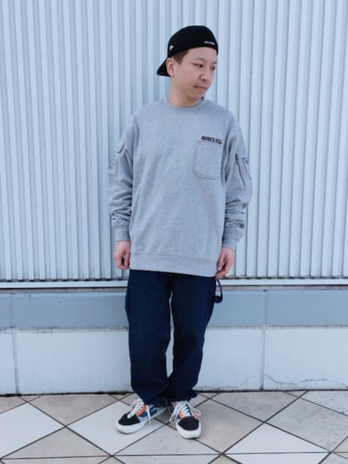 FATIGUE CREWNECK SWEAT / ファティーグ クルーネック スウェット / AVIREX / アヴィレックス