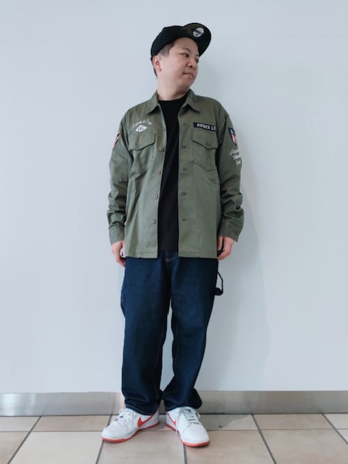 LONGSLEEVE T-SHIRT "HAT IN THE RING" / 長袖Tシャツ "ハット イン ザ リング" / AVIREX / アヴィレックス