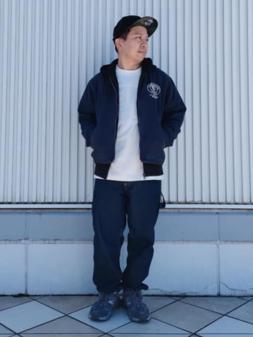 LONG SLEEVE ZIP PARKA DUST DEVILS / ロングスリーブ ジップアップ パーカー ダスト デビルス /AVIREX / アヴィレックス