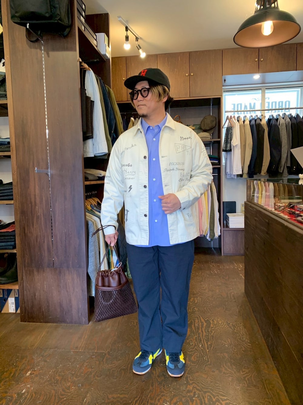 SLOW JAM平沼さんの（Cooperstown Ball Cap）を使ったコーディネートの1枚目の写真